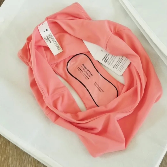 Lululemon Waterside High Waist Skimpy Swim Bikini Bottom Raspberry Creme NWT sz6
